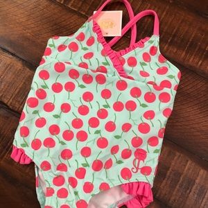 Juicy couture baby girl swim suit cherries